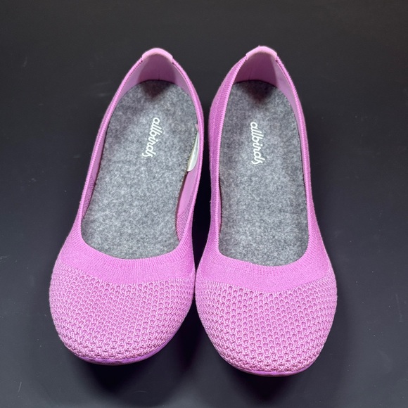 Allbirds Pink Tree Breezers Machine Washable Flats Size 7.5 - Picture 3 of 4